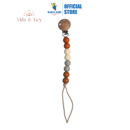 Mils and Key Jude Pacifier Clips - Multiple Color (0m+)
