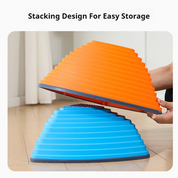 Gaabi Triangular Stepping Stone (9pcs) for Balance with Non-Slip Bottom - Exercise Coordination and Stability