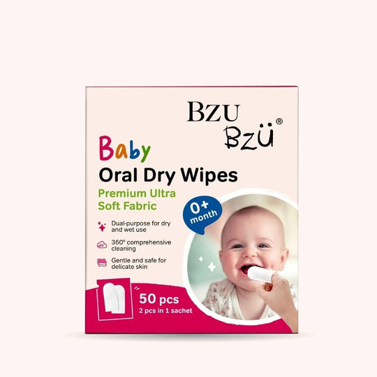 BZU BZU Baby Oral Dry Wipes 50pcs