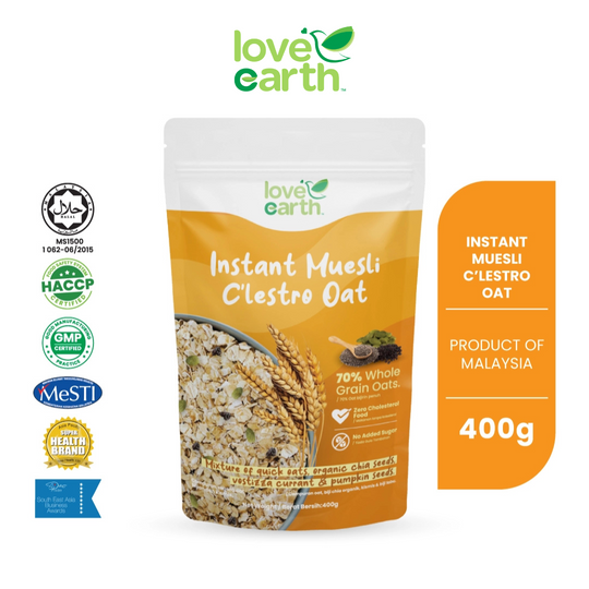 Love Earth Organic Instant Muesli C'lestro Oat 400g