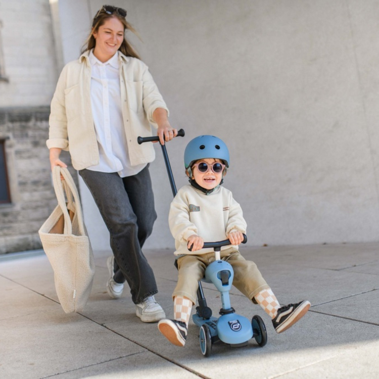 Scoot And Ride Highwaykick 1 Push and Go - Steel (1-5 Yrs)