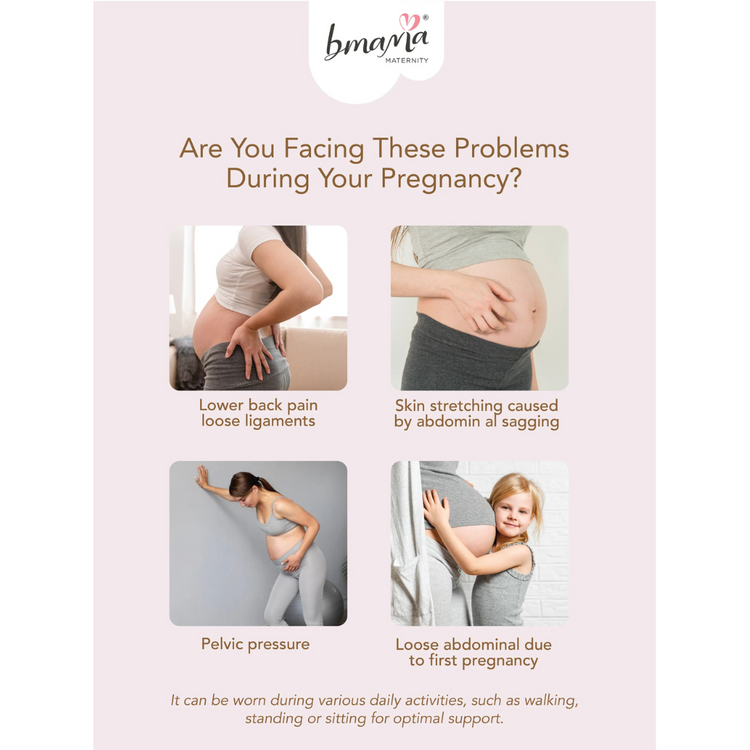 Bmama Premium Maternity Support Belt - Black