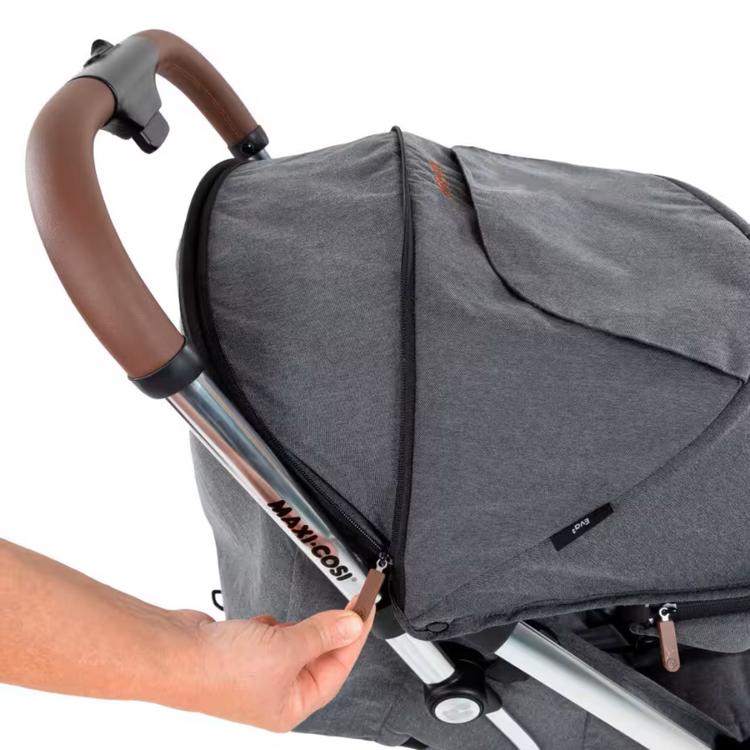 Maxi-Cosi Eva² Luxe Ultra Compact Stroller - Twillic Grey (1 Year Warranty)