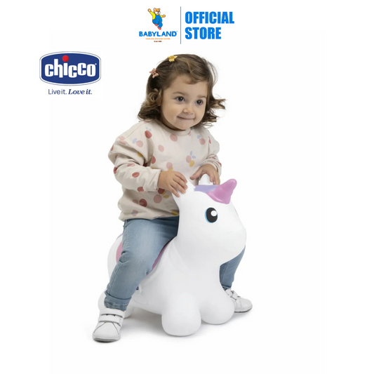 Chicco Inflatable Unicorn Bouncer | Suitable from Ages 6m - 36m