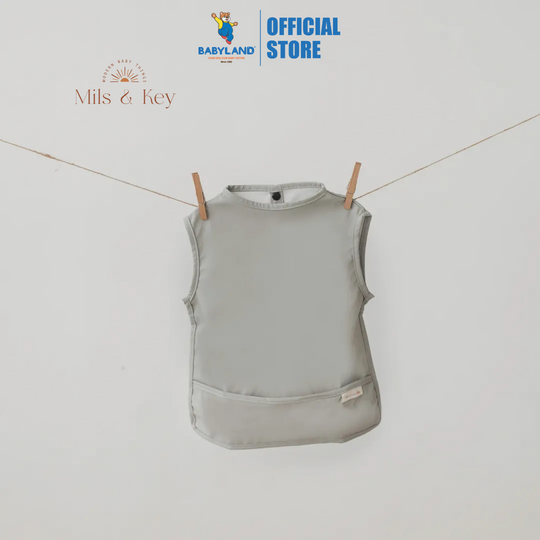 Mils and Key Mess-Proof Sleeveless Apron/Bib