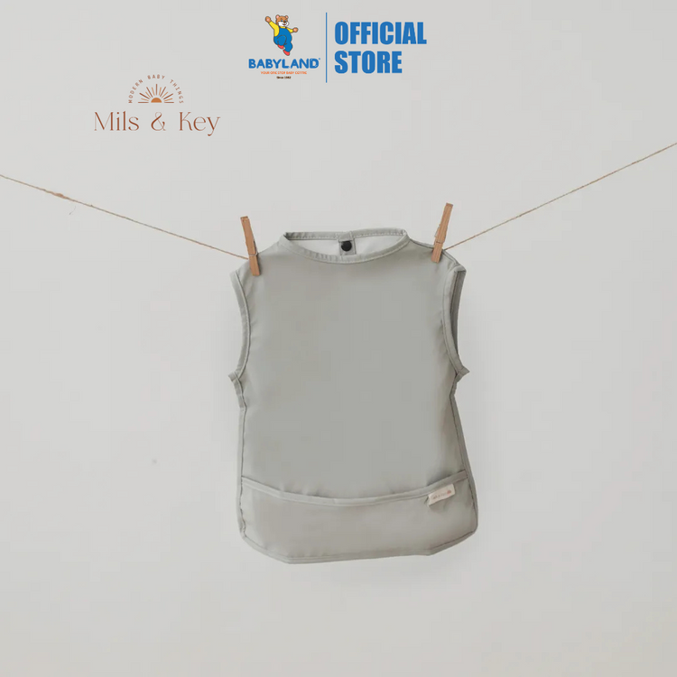 Mils and Key Mess-Proof Sleeveless Apron/Bib