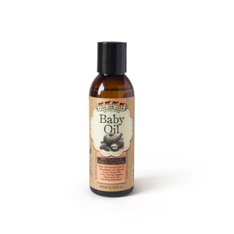 Four Cow Farm Baby Oil (125ml)