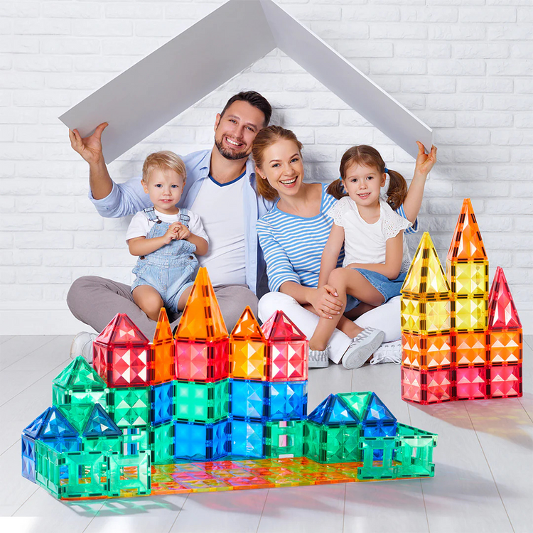 Mideer Colorful Magnetic Tiles - 60PCS (3Y+)