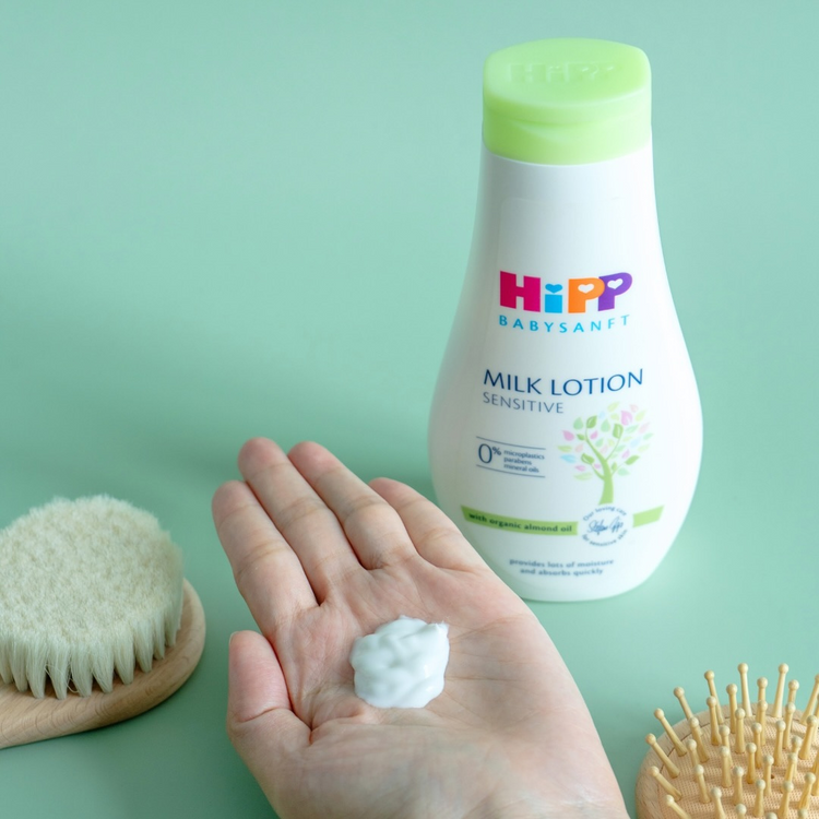 HiPP Babysanft Milk Lotion With Organic Almond Oil and Shea Butter (350ml)
