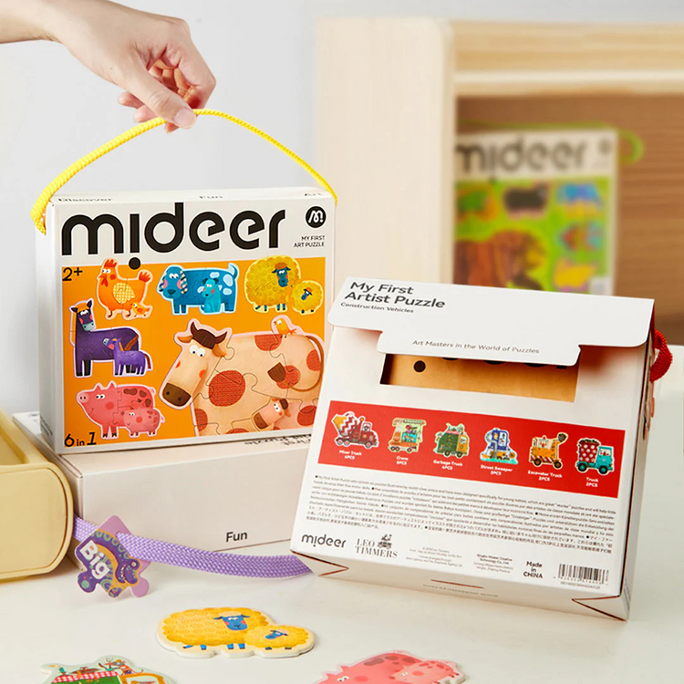 Mideer My First Artist Puzzle for babies (2Y+) - 5 Artist Series designs available