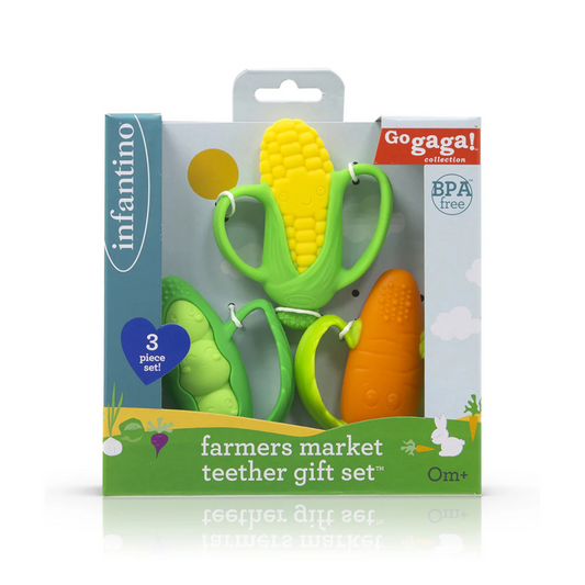 Infantino 319173 Farmers Market Teether Gift Set (0m+)