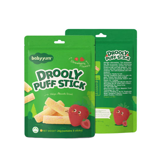 Babyyum Drooly Puff Stick (Strawberry Flavor) 20g