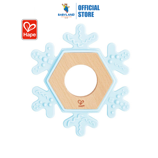 Hape 0122 Snowy Teether Suitable for Newborn and Up