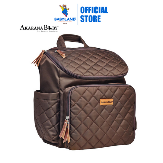 Akarana Baby Atamai Diaper Backpack - Brown