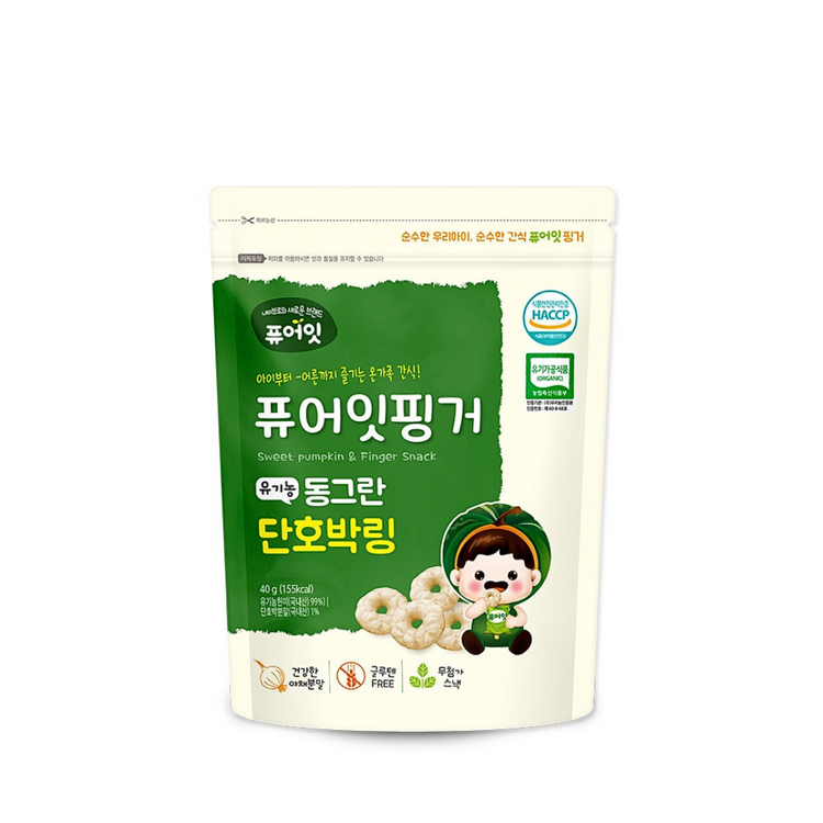 Pure-Eat Organic Vegetable Rice Ring Snack 40g (10m+)
