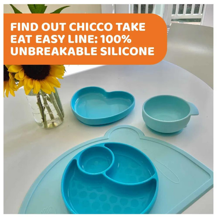 Chicco Easy Roll Silicone Bib With Crumble Catcher (6m+)