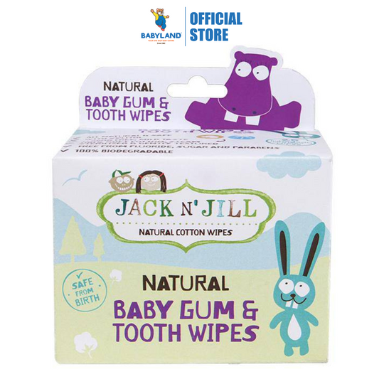 Jack N Jill Natural Baby Gum & Tooth Wipes - 25 Pack