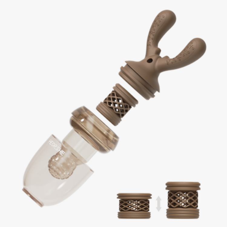 He Or She Antler Feeder - Brown