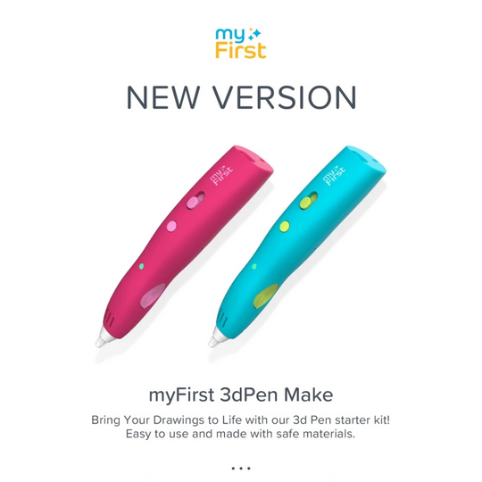 myFirst 3dPen Make - Wireless 3D Pen Starter Kit Art and Craft for Kids for Boys and Girls With Refillable Multi-colored