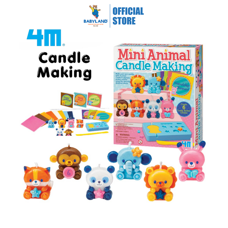4M Fun Craft - Mini Animal Candle Making (8Y+)