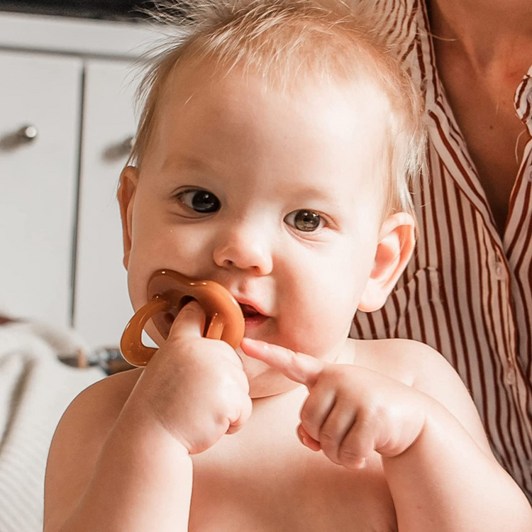 Haakaa Silicone Dummy Pacifier - Amber (3 months+)