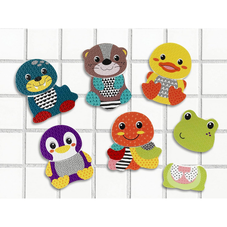 Infantino 305096 Mix & Match Bath Sticker Pals (4m+)