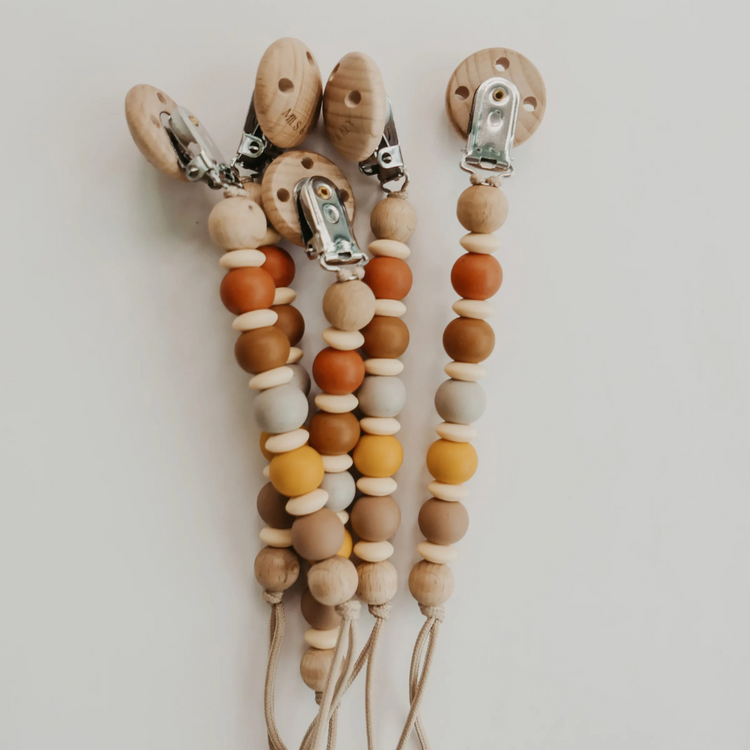 Mils and Key Eli Pacifier Clips - Multiple Color (0m+)