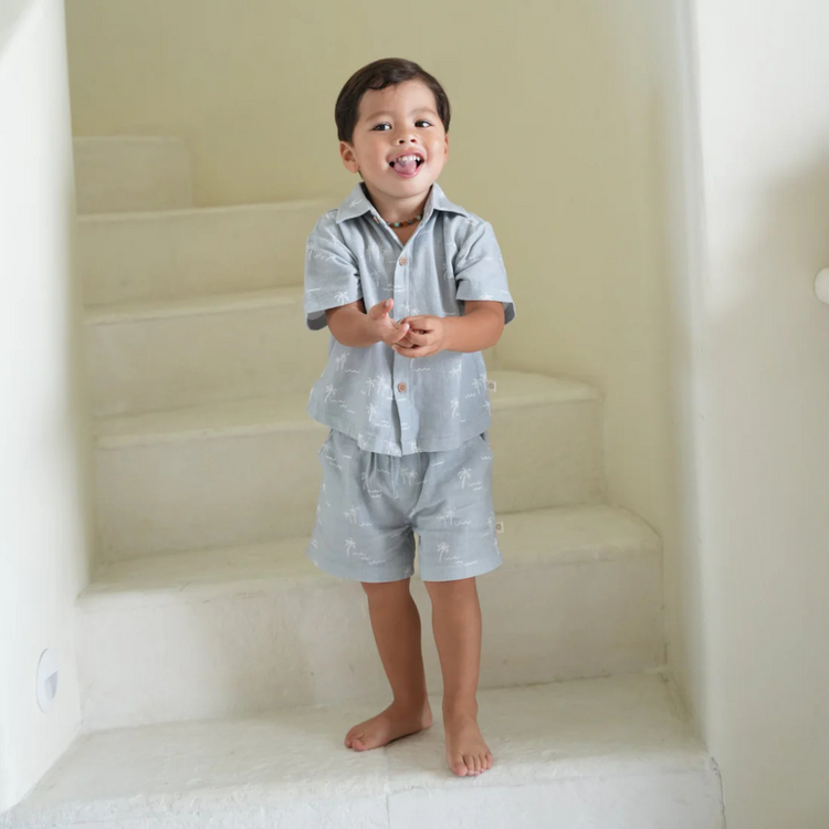 Joey & Mom Boys’ Linen Wear Set