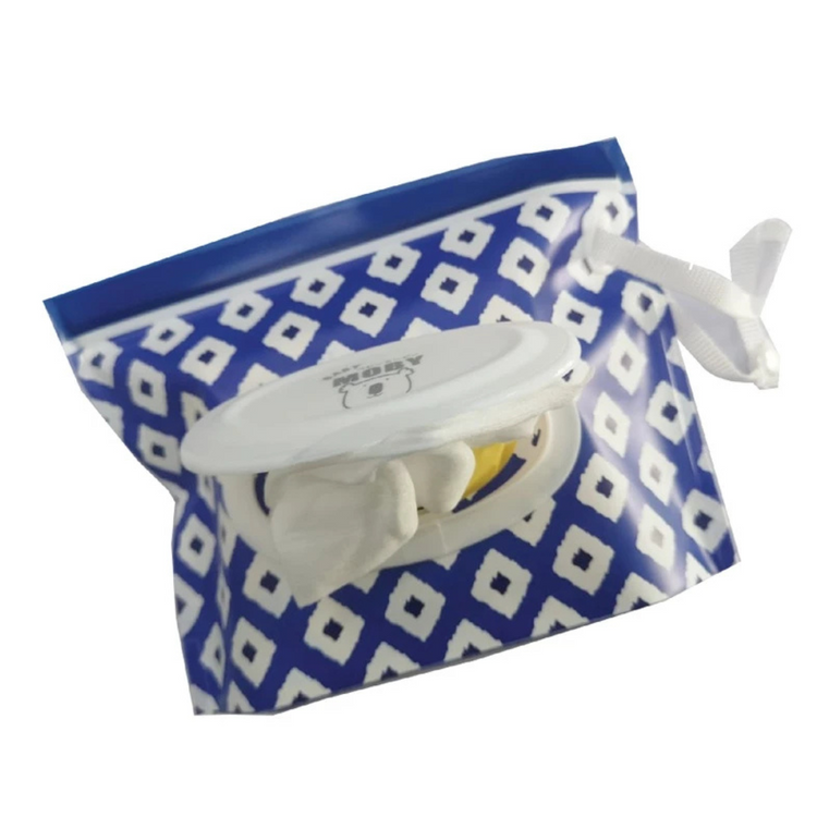 Baby Moby Dry Wipe PVC Pouch Bag - Assorted Colors