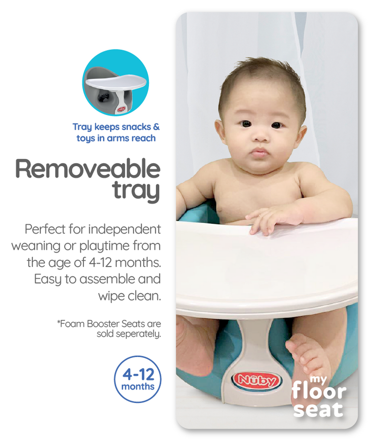 Nuby Floor Seat Tray 4m+