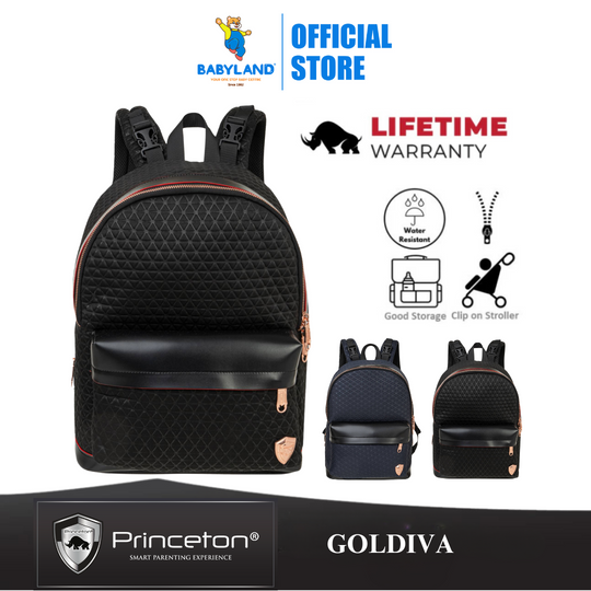 Princeton Goldiva Series Baby Diaper Bag