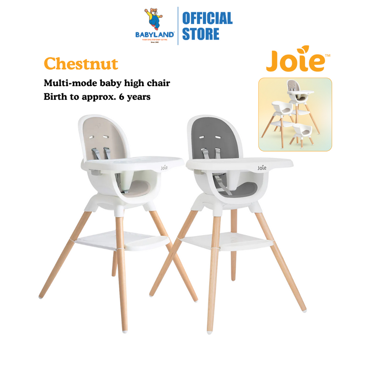 Joie Chestnut 9in1 Highchair (Birth to approx. 6 years)