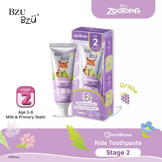 BZU BZU DentiBiome Kids Toothpaste (Grape) (Stage 2) - 50g