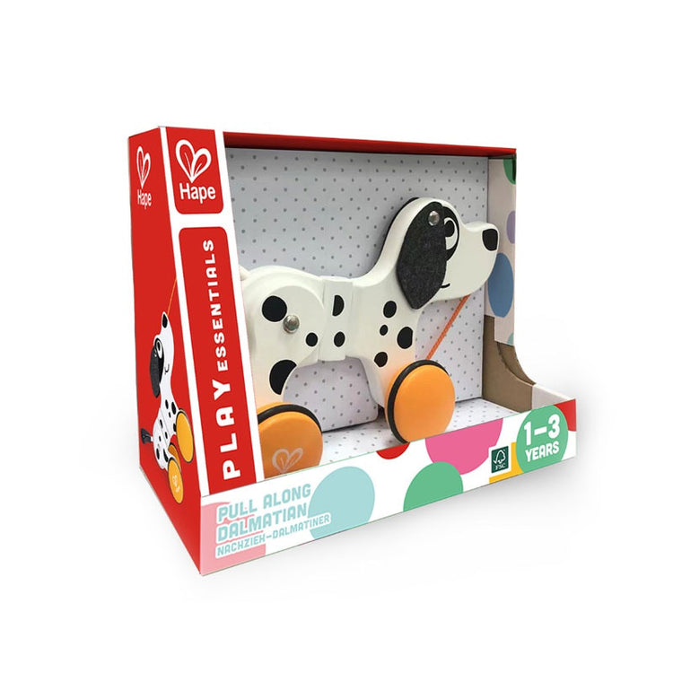 Hape Pull Along Dalmatian (12m+)