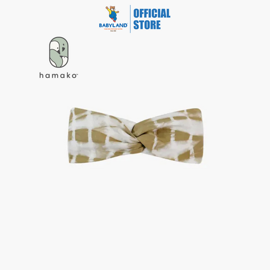Hamako Tencel Cross Headband - Latte (All Size)