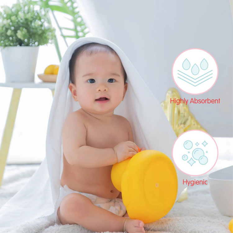 Suzuran Baby Gauze Large Bath Towel (2pcs)