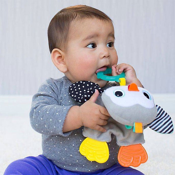 Infantino Cuddly Teether - Penguin (0m+)