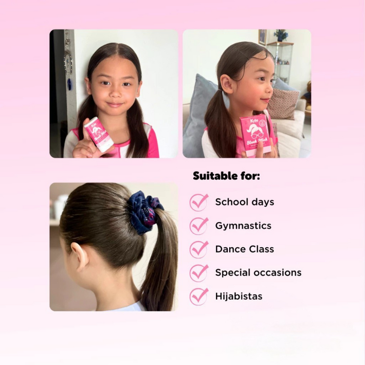 Kylie Sleek Stick - Natural Hair Balm Wax for Kids, 15g