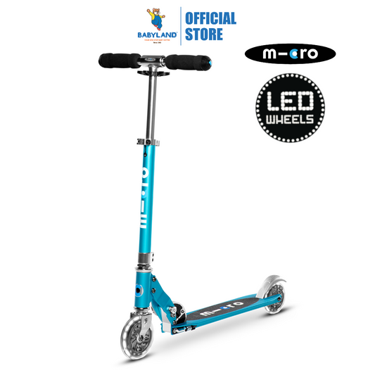 Micro Sprite LED Ocean Blue (5y+) 2-wheel foldable scooter