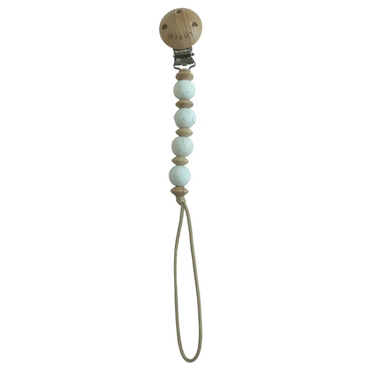 Mils and Key Peanut Pacifier Clips (0m+)