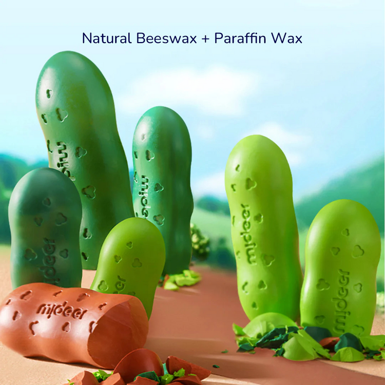 Mideer Washable BeeswaxBased Peas Crayon ( 8 / 12 Colors )