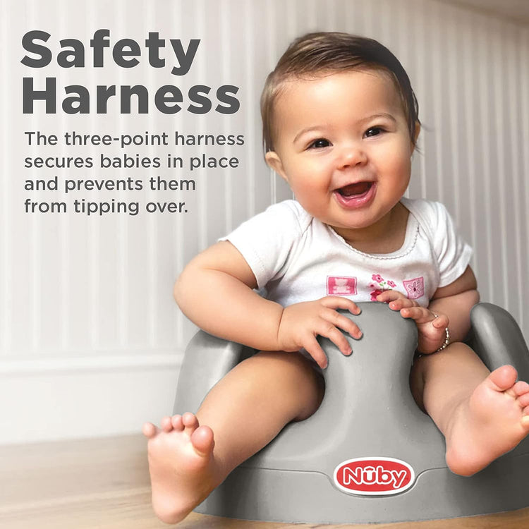 Nuby Floor Seat - Grey 4m+
