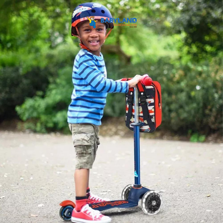 Micro Mini Deluxe Foldable Scooter-Navy Blue (2-5yrs)