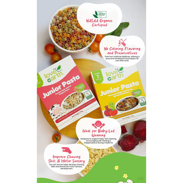 Love Earth Organic Junior Pasta (175g)