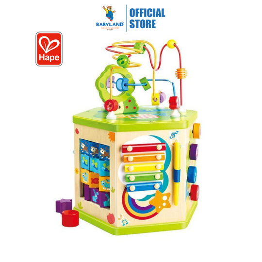 Hape 8596 Hexagonal Activity Cube Suitable For Age 1+ Years