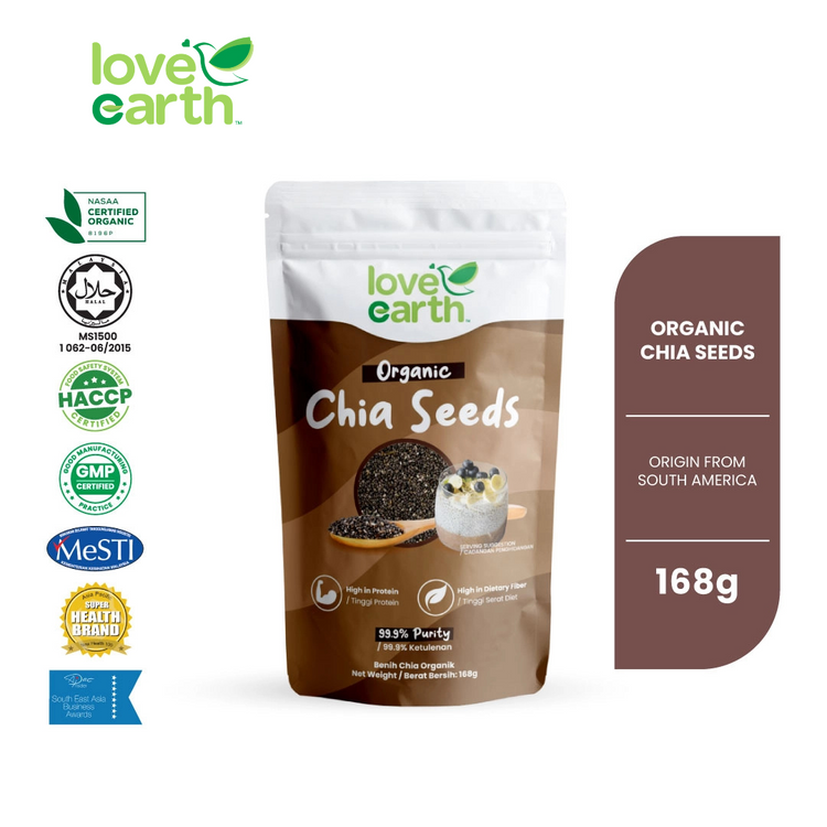 Love Earth Organic Chia Seed (168g)