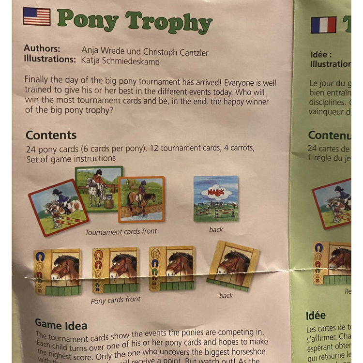 Haba Pony Pokal (4yrs+)