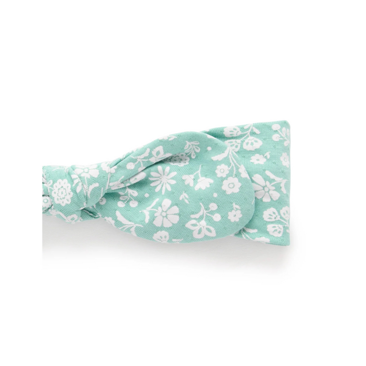 Purebaby Organic Knot Headband - Silhouette Print