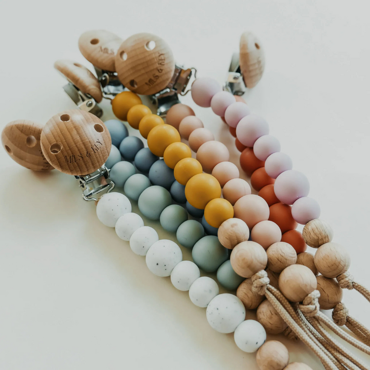 Mils and Key the CLASSIC Pacifier Clips (0m+)