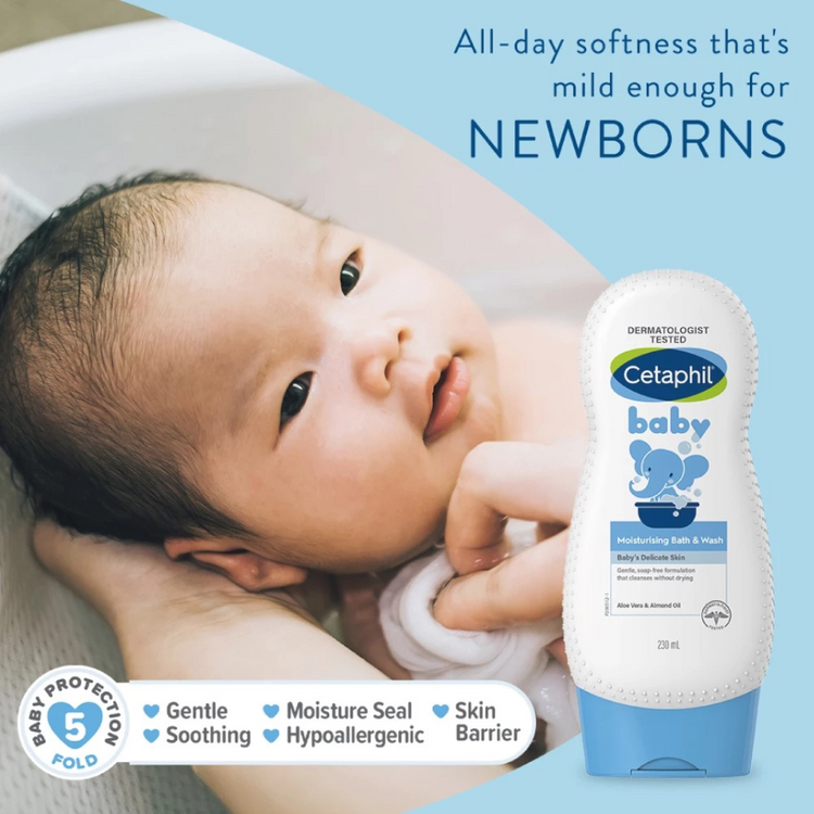 Cetaphil Baby Moisturising Bath & Wash (400ml)